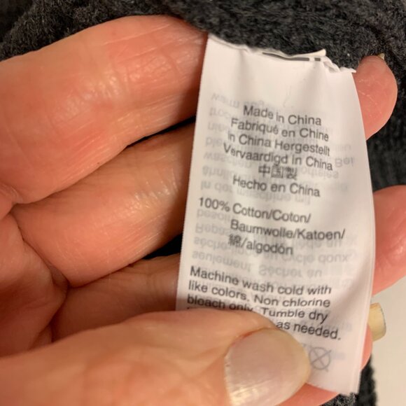 JCrew Mercantile Sweater Waffle Knit Preppy Timeless Classic Minimalist Size M - Picture 4 of 8